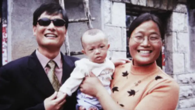 Trần Quang Thành và vợ con