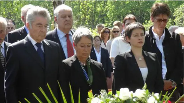 Una ceremonia para no olvidar, coincideron las autoridades austriacas