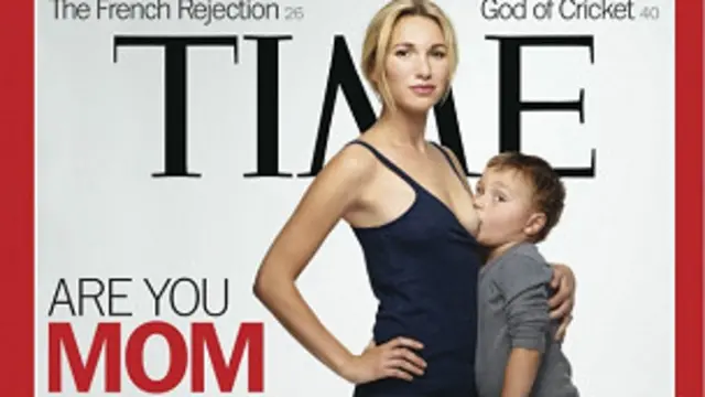 टाइम पत्रिका की स्तनपान वाली तस्वीर