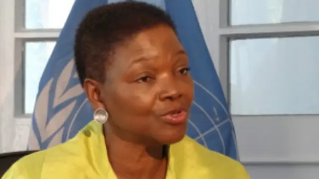Valerie Amos babbar jami'a mai kula da aiyukkan jinkai.