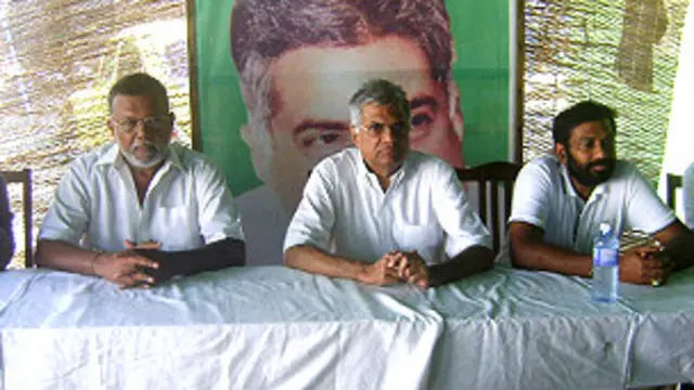 Ranil Wickramasinghe in Batticaloa (file photo)