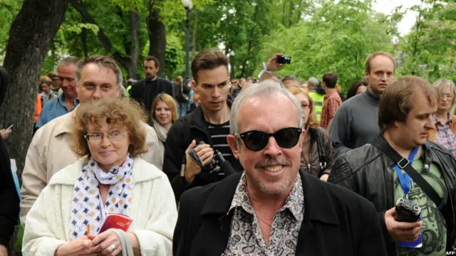  Андрей Макаревич на "контрольной прогулке"