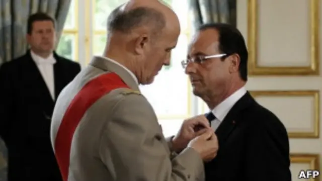 Церемония в Елисейском дворце