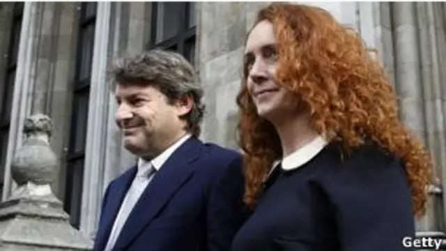 Ребека Брукс с мужем Чарли