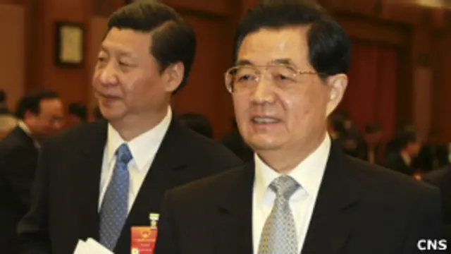 Tập Cận Bình và Hồ Cẩm Đào