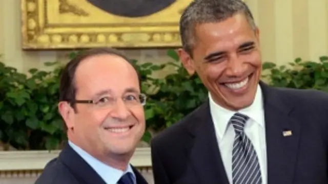 وعد أوباما نظيره الفرنسي بمراجعة الطريقة التي تجمع بها بلاده معلوماتها الاستخباراتية