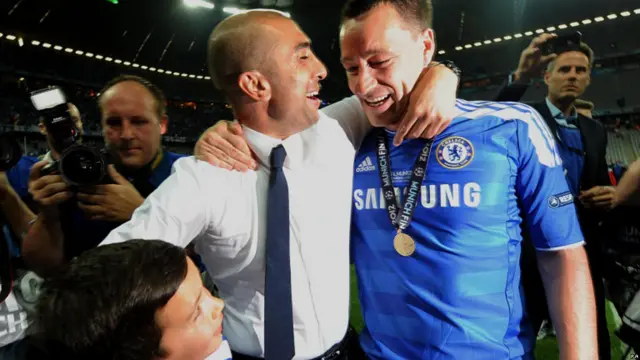 Roberto Di Matteo y John Terry