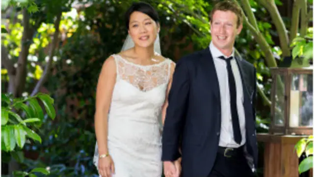 Ảnh hôn lễ của Zuckerberg và Chan