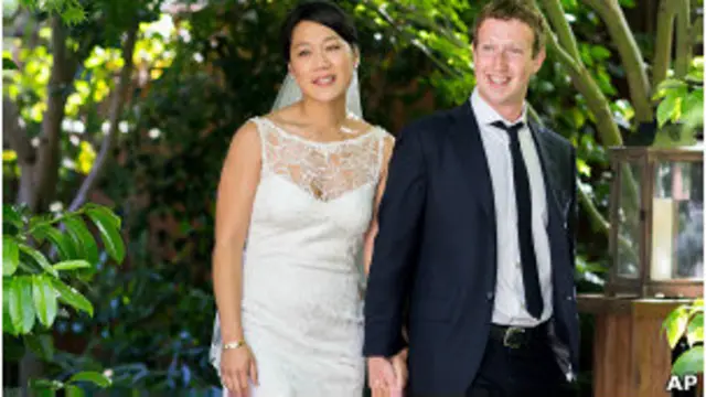 扎克伯格与新娘