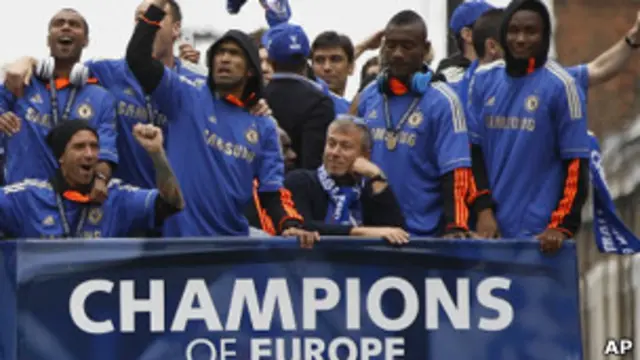 Chelsea saat meraih juara Liga Champions