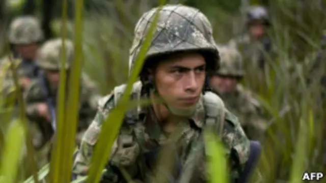 Солдат Колумбийской армии