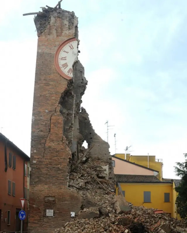 Sismo en el norte de Italia