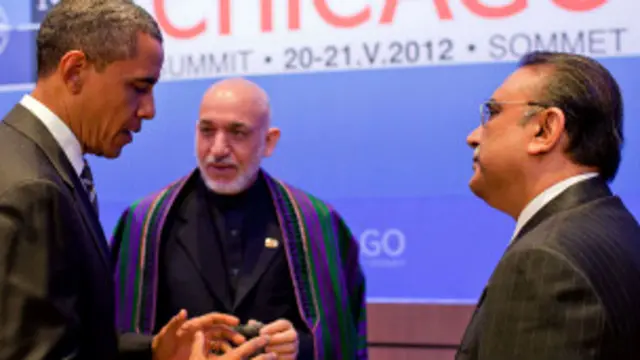 اوباما، کرزی او زرداري