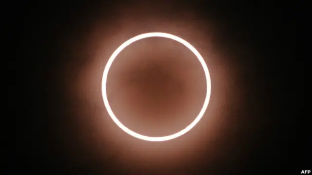 خورشیدگرفتگی امروز در مراحلی به شکل حلقوی بوده است