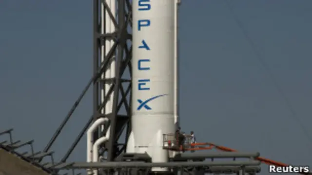 Ракета компании SpaceX на мысе Канаверал 