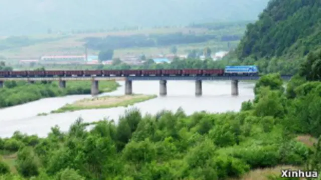 中朝界河图们江