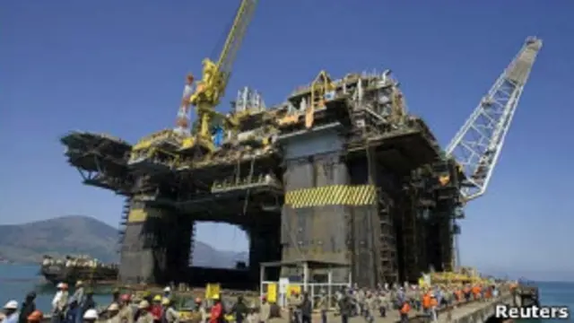 Plataforma da Petrobras (Foto Reuters)