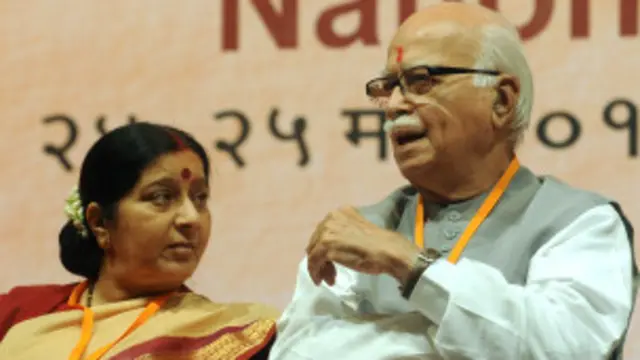 भाजपा की ओर से आडवाणी और सुषमा दोनों नेताओं के नाम बीच बीच में उछाले जाते हैं