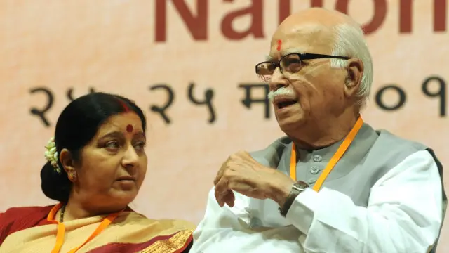 लाल कृष्ण आडवाणी और सुषमा स्वराज