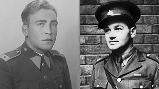 Alois Denemarek (left); Jan Kubis (right) Alois Denemarek (left) and Jan Kubis were childhood friends and fellow resistance activists 