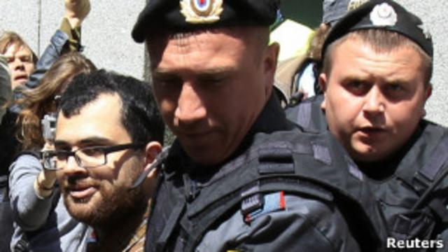 Задержания на гей-параде в Москве