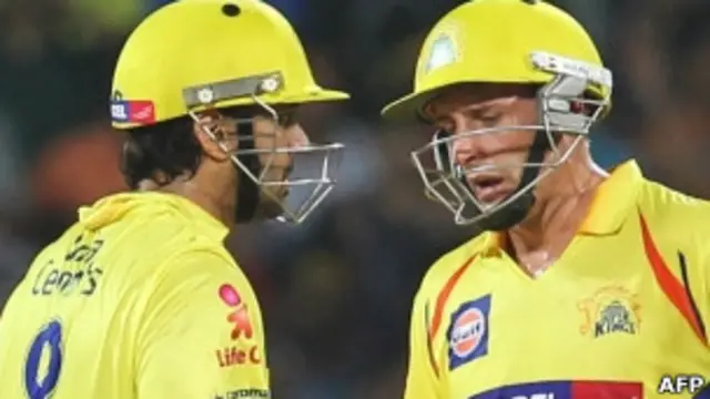 माइकेल हसी ने शानदार 86 रन बनाए