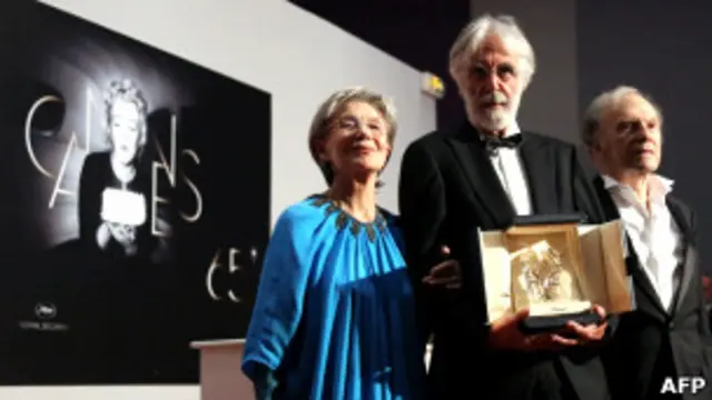 Михаэль Ханеке и исполнители главных ролей