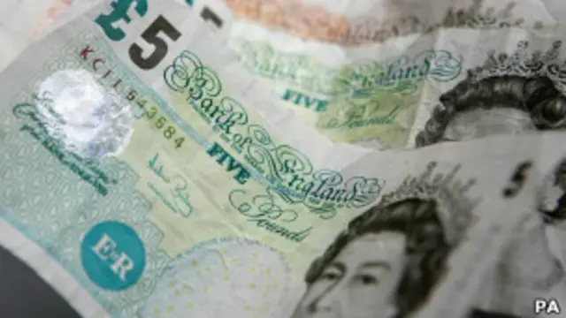 英镑钞票