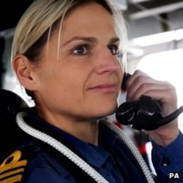 Сара Вест, первый капитан-женщина военно-морского судна в Британии