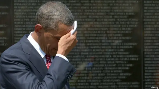 Tổng thống Mỹ, Barack Obama Đài tưởng niệm chiến binh Mỹ chết tại Việt Nam