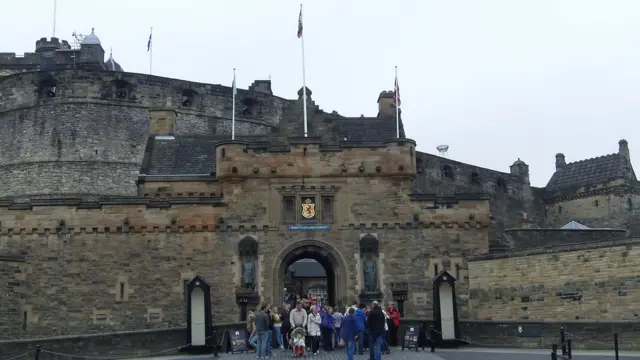 Kastil Edinburgh, Skotlandia 