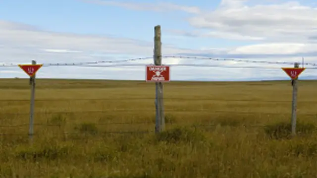 Campo minado en Malvinas/Falklands