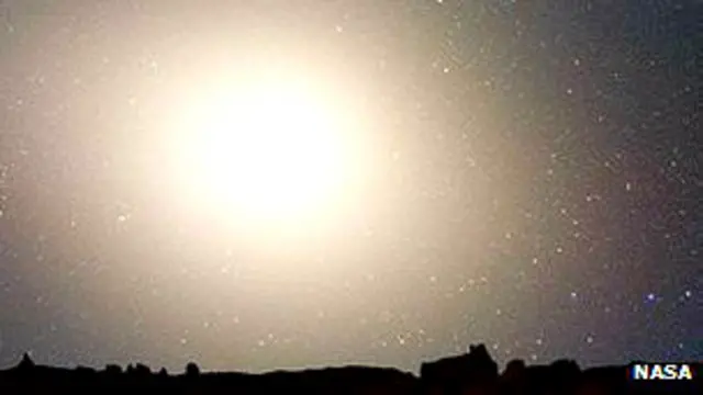 Ambas galaxias fusionadas en una única elíptica, Ilustración de la NASA