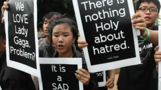 Penggemar Lady Gaga di Jakarta