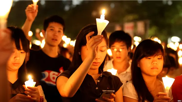 हांगकांग में थ्येन आनमन की याद में कार्यक्रम