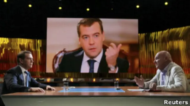 Медведев и Познер