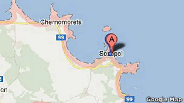 Kerangka 'vampir' ditemukan di kota Sozopol di dekat Laut Hitam.