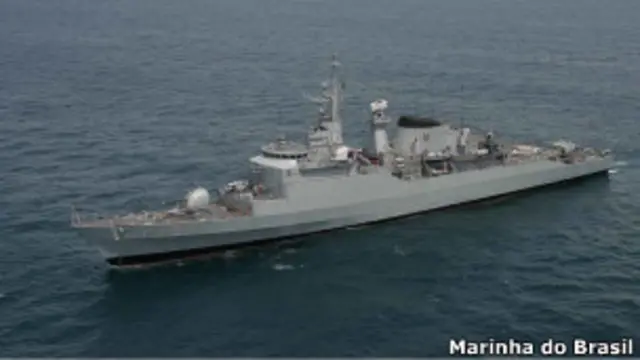 Fragata usada pelo Brasil na missão de paz no Líbano (foto: Marinha do Brasil)