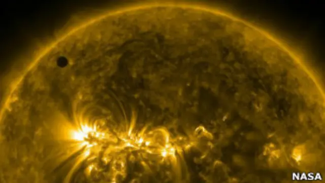 фото прохождения Венеры по диску Солнца 