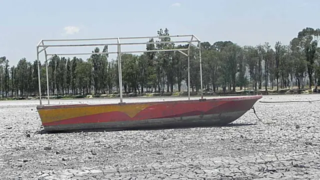 Lago artificial del Bosque de Tláhuac. Foto: Alberto Nájar.