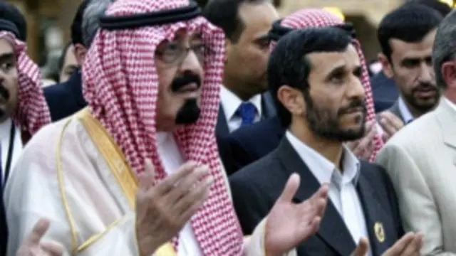 محمود احمدی نژاد رئیس جمهور ایران و پادشاه عربستان سعودی