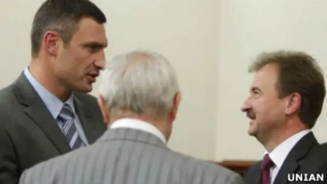 Виталий Кличко и Александр Попов