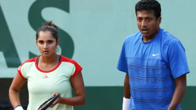 ثانیہ مرزا اور مہیش بھوپتی 