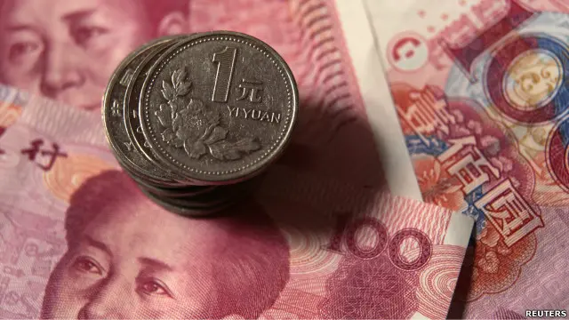 人民币钞票与硬币