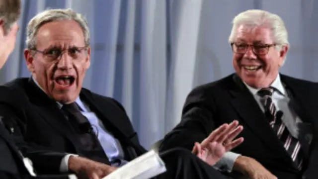 Carl Bernstein (L) and Bob Woodward | Photo: AP