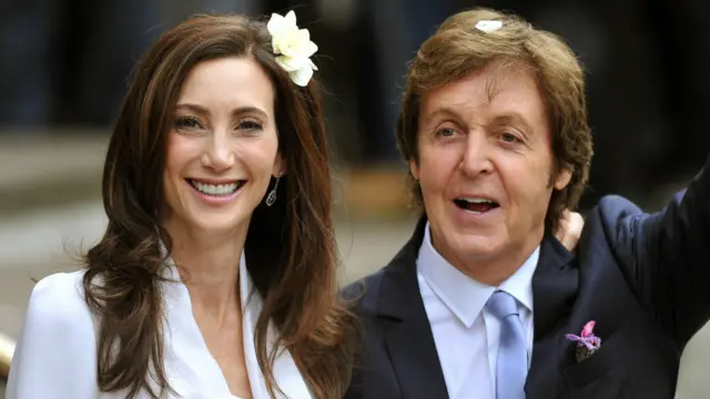 Пол Маккартні та Ненсі Шевелл