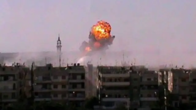 وړاندې د سوريې لپاره د خپلوا ک نړيوال کمېسيون يوې غړې ويلي و چې په دې برخه کې پاخه شواهد شته چې ياغيانو د سارين په نوم عصبي ګاز کارولي دي.