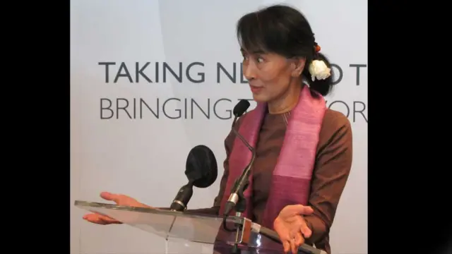 Aung San Suu Kyi thăm BBC 