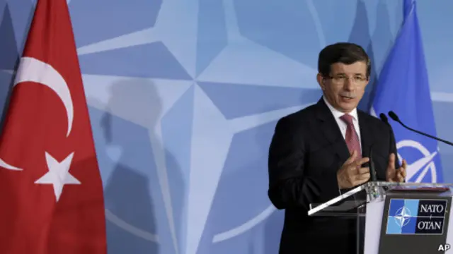 Menlu Turki, Ahmet Davutoglu. 