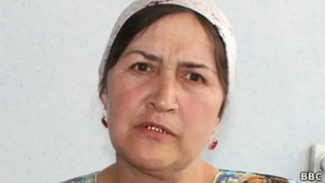 Жительница таджикского города Гарм Шаходат Таурова